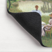 Emile Claus - Sommer-Abend Mousepad (Ecke)
