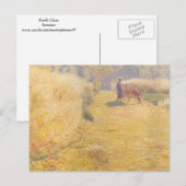 Emile Claus - Sommer Postkarte (Vorne/Hinten)