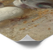 Emile Munier Vintag die Tauben Gefüttert Poster (Ecke)