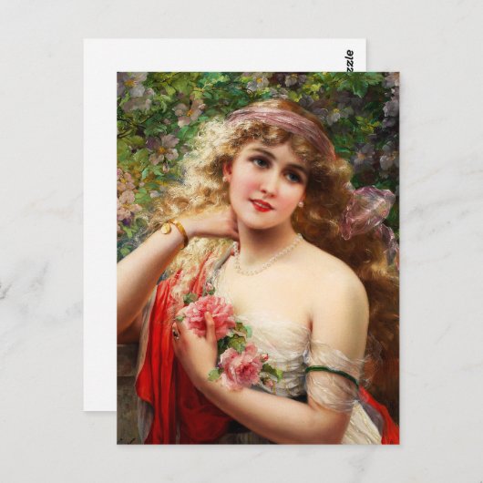 Emile Vernon Spring Postcard Postkarte (Vorne/Hinten)