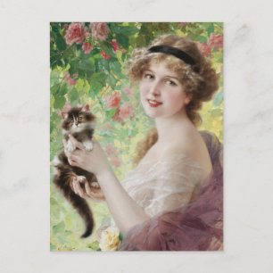 Emile Vernon Wertvoll Kitten Postkarte