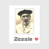 Émile Zola, c. 1902 Aufkleber (Blatt)