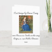 Emilia im rosegarden karte (Rückseite)