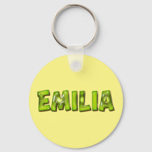 Emilia Name Kiwi Design Ō ger Schlüsselanhänger