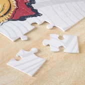 Emilia Romagna Flag Italien Retro Region Karte Vin Puzzle (Seite)