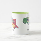 Emilia Romagna Flag Italien Retro Region Karte Vin Tasse (Zentrum)