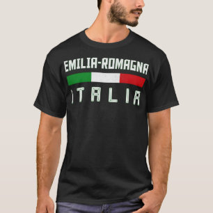 Emilia Romagna Italia Region Typografie Des T-Shirt