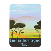 Emilia-Romagna Italien Reiseplakat Magnet (Vertikal)
