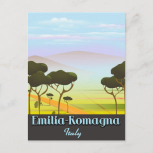 Emilia-Romagna Italien Reiseplakat Postkarte