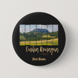 Emilia-Romagna Landschaft Italien Vintag Souvenir Button