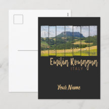 Emilia-Romagna Landschaft Italien Vintag Souvenir