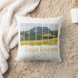 Emilia-Romagna Landschaft Italien Vintag Souvenir Kissen