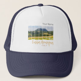 Emilia-Romagna Landschaft Italien Vintag Souvenir Truckerkappe