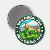 Emilia-Romagna Magnet (Vorderseite/Rückseite)