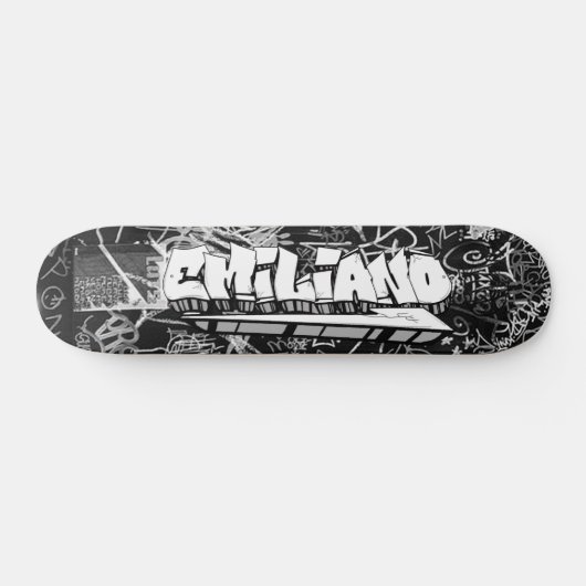 Emiliano Graffiti Custom Personalisiert Skateboard (Horizontal)