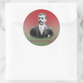 Emiliano Zapata-Aufkleber Runder Aufkleber (Tasche)
