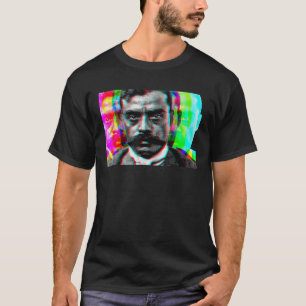 Emiliano Zapata mexikanische Flagge La Revolución T-Shirt