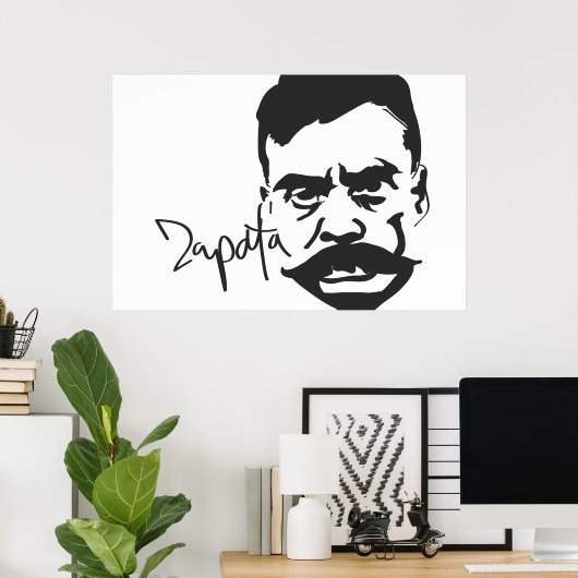 Emiliano Zapata Poster (Heimbüro)
