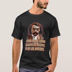 Emiliano Zapata Poster, General der mexikanischen T-Shirt