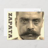 Emiliano Zapata Postkarte (Vorne/Hinten)