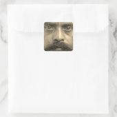 Emiliano Zapata Quadratischer Aufkleber (Tasche)