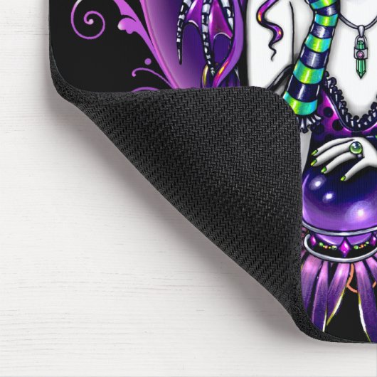 "Emilicious" Regenbogen-Blumen-feenhafte Kunst Mousepad (Ecke)