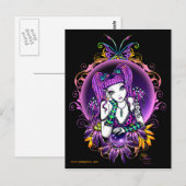 Emilicous Rainbow Fairy Postcard Postkarte (Vorne/Hinten)