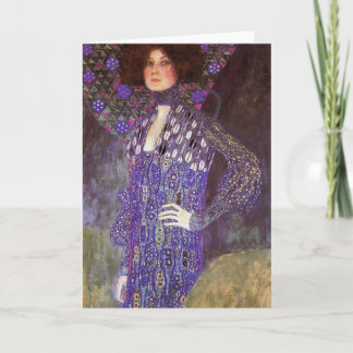 Emilie Floege vorbei: Gustav Klimt Karte
