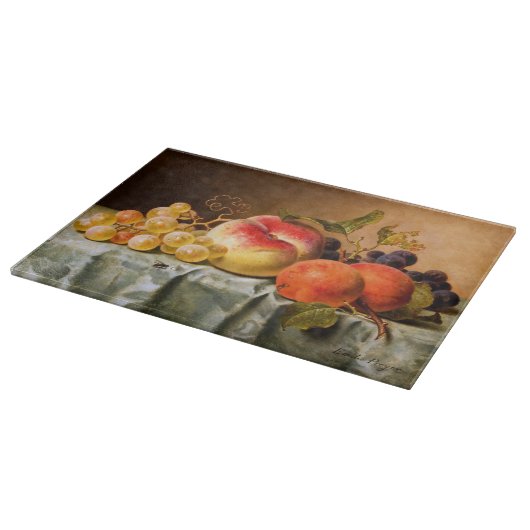 Emilie Preyer: Früchte mit Fliege Schneidebrett (Ecke)