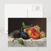 Emilie Preyer: Obst und Fly Postkarte (Vorne/Hinten)