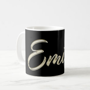 Emilie white gold Handwriting Tasse Kaffeetasse