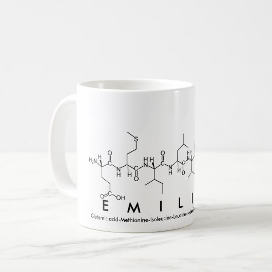 Émilien-Peptidname-Tasse Kaffeetasse (Vorderseite Links)