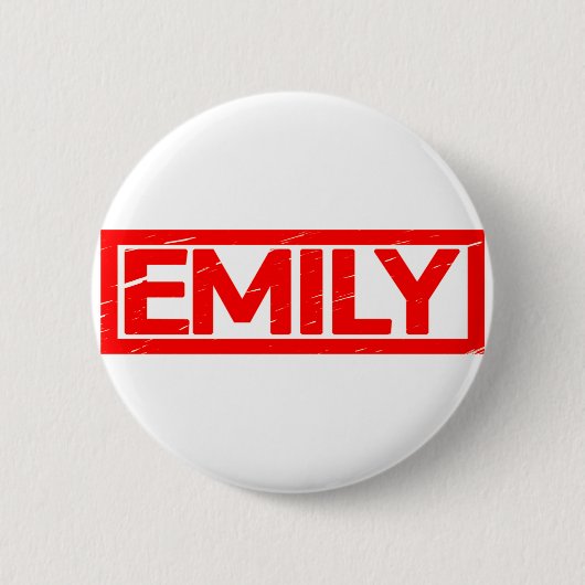 Emily Briefmarke Button (Vorderseite)