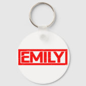 Emily Briefmarke Schlüsselanhänger (Rückseite)