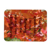 Emily Bronte Autumn Zitat Magnet (Horizontal)