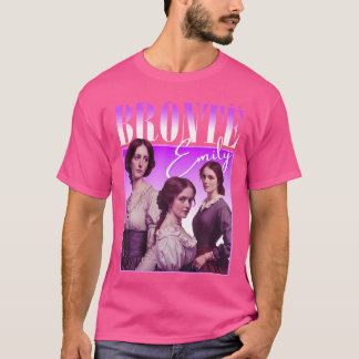 Emily Bronte Booleg Hip Hop Rap Vintage Literatur T-Shirt