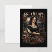 Emily Brontë Dankeskarte (Vorne/Hinten)
