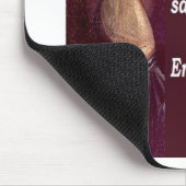 Emily Bronte & Famous Our Souls Zitat Mousepad (Ecke)