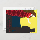 Emily Bronte / Geschenkdesign Postkarte (Vorne/Hinten)