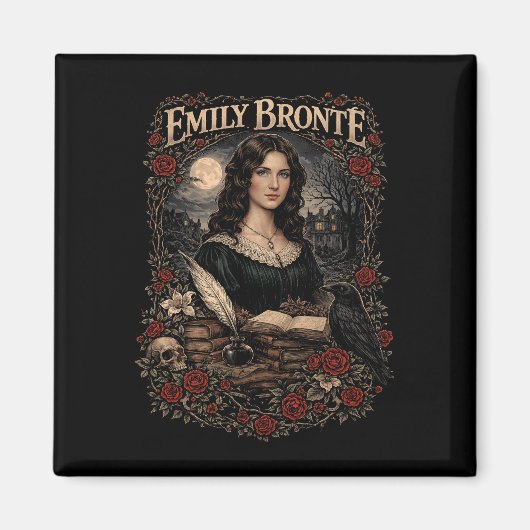 Emily Brontë Magnet (Vorne)