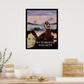 Emily Bronte mit Heathcliff und Cathy Poster (Küche)