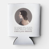 Emily Bronte Portrait and Quote - No Coward Soul Dosenkühler (Vorderseite)