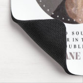 Emily Bronte Portrait and Quote - No Coward Soul Mousepad (Ecke)