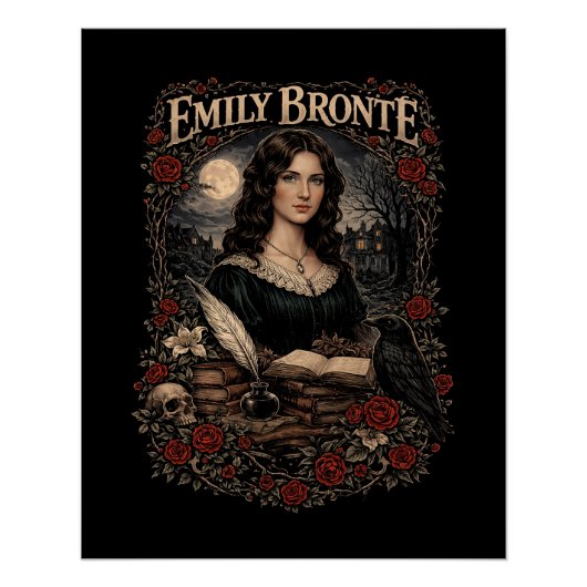 Emily Brontë Poster (Vorderseite)