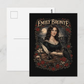 Emily Brontë Postkarte (Vorne/Hinten)