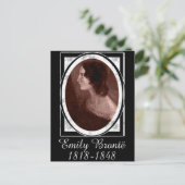 Emily Brontë Postkarte (Stehend Vorderseite)