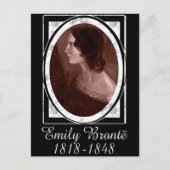 Emily Brontë Postkarte (Vorderseite)