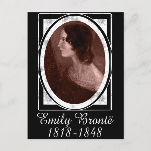 Emily Brontë Postkarte (Vorderseite)