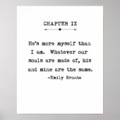 Emily Bronte Quote Poster (Vorne)