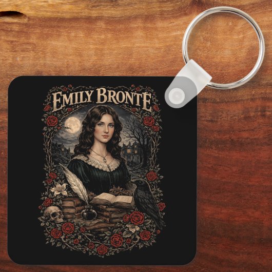 Emily Brontë Schlüsselanhänger (Rückseite)